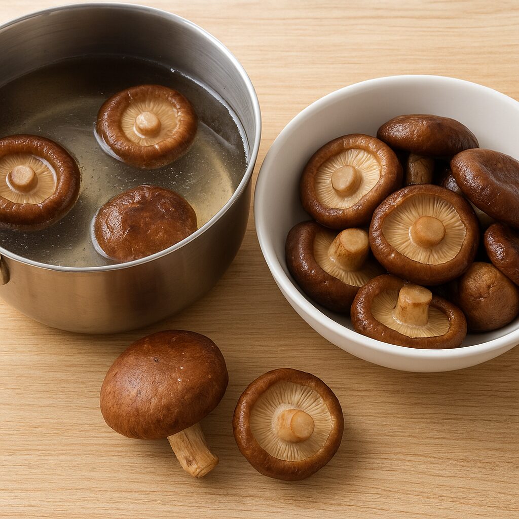 しいたけのゆで時間は何分?食感を活かすコツと失敗しない茹で方